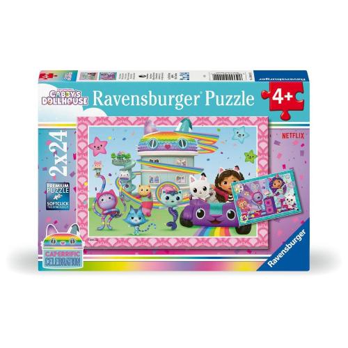 PUZZLE 2X24 PZ GABBY'S DOLLHOUSE