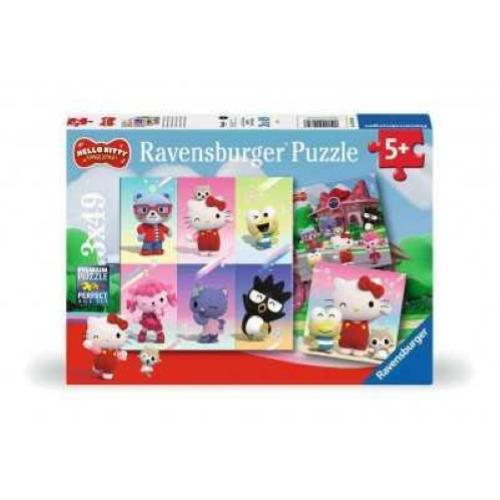 PUZZLE 3X49 PZ HELLO KITTY