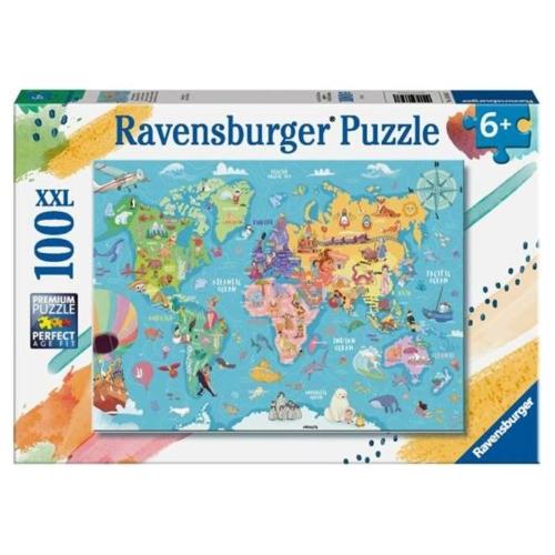 MAPPA DEL MONDO XXL 100 PC