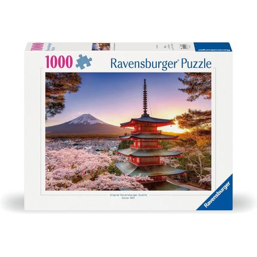 PUZZLE 1000 PZ CILIEGI IN FIORE E MONTE FUJI