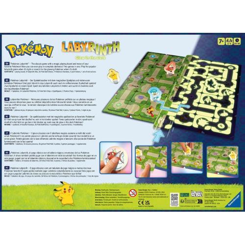 LABIRINTO FAMILY POKEMON LABYRINTH GLOW IN THE DARK