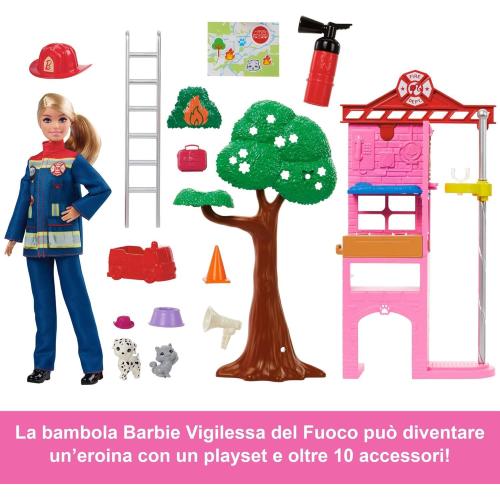BARBIE VIGILE DEL FUOCO PLAYSET