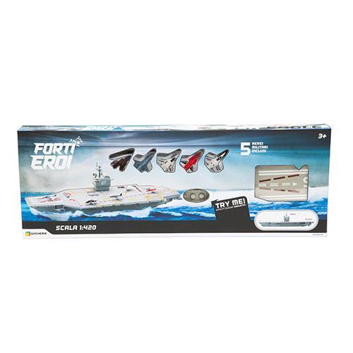 FORTI EROI - PORTAEREI LUCI E SUONI CON 5 AEREI