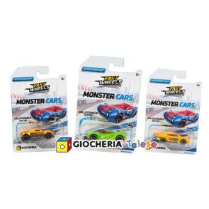 FAST WHEELS - MONSTER CARS AUTO DIE CAST BLISTER SINGOLO 8 MODELLI