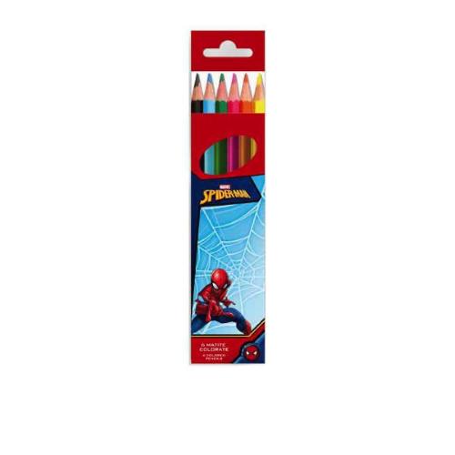 SPIDERMAN MINI COLORI A MATITA 6 PZ