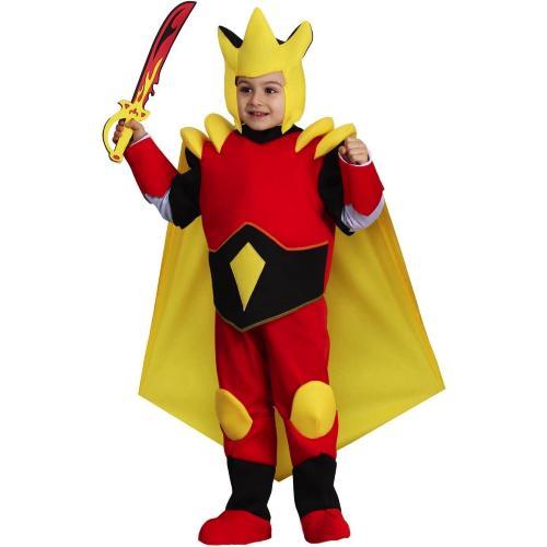 COSTUME CAVALIERE DEL FUOCO 4-5 E 5-6 ANNI