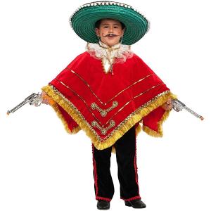 COSTUME MESSICANO IN VELLUTO 8 ANNI