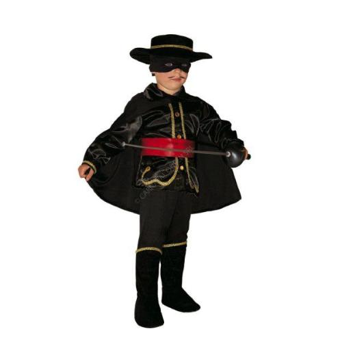 COSTUME ZORRO CAVALIERE NERO ANNI 2