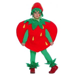 COSTUME FRAGOLA TUTTI I FRUTTI 5-7 ANNI