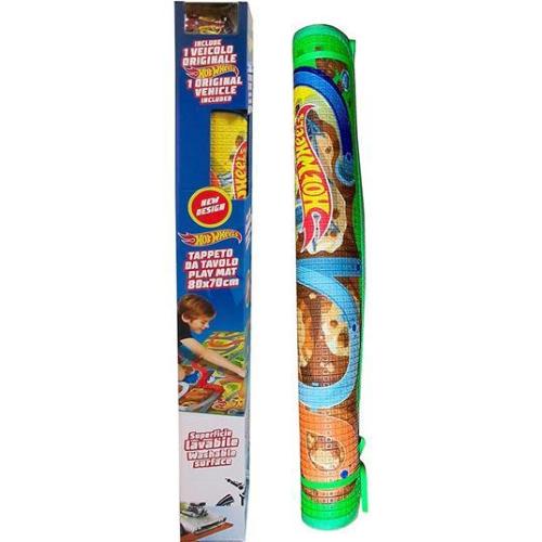 HOT WHEELS - TAPPETO 70 X 80 CM TAPPETONE DA TAVOLO O DA TERRA 70