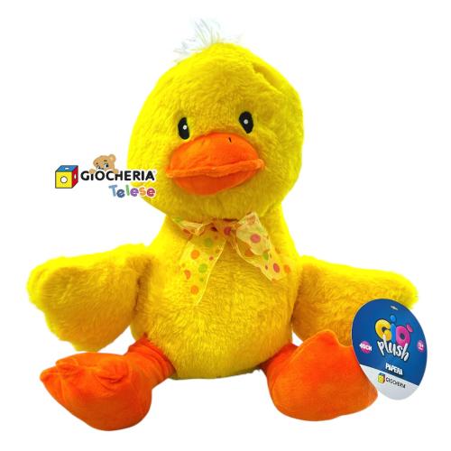 GIOCHERIA PELUCHE PAPERA DI PASQUA SEDUTA 40 CM