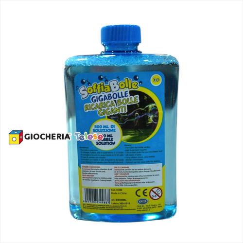 SOFFIABOLLE - GIGABOLLE RICARICA BOLLE DI SAPONE 500 ML