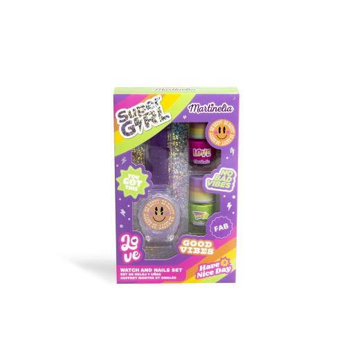 MARTINELIA SUPER GIRL WATCH & NAILS SET