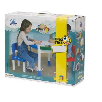 PREZZO PAZZO - GIO' BABY TAVOLO CON COSTRUZIONI E 2 SEDIE