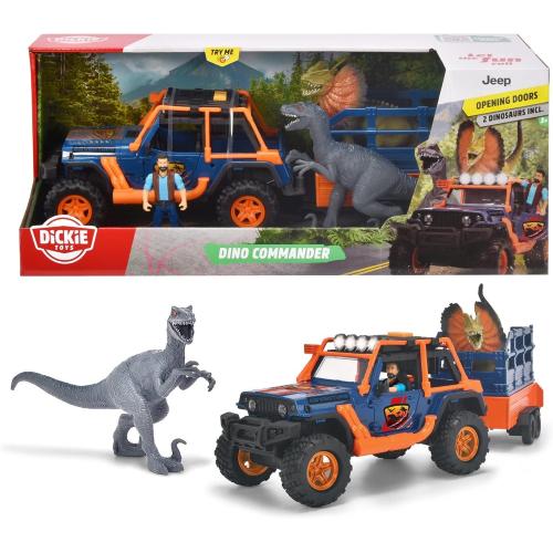 DINO COMMANDER 40CM PLAYSET DINOSAURI E PERSONAGGIO