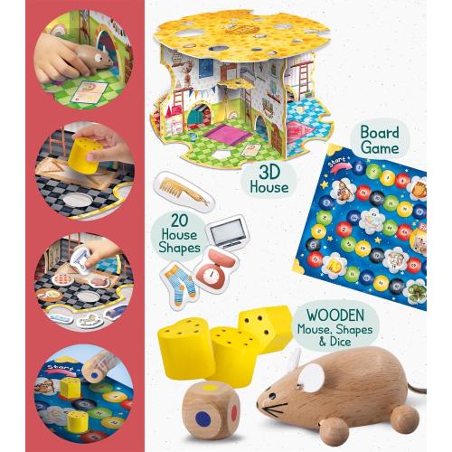 MONTESSORI BABY WOOD THE HOUSE OF THE MOUSE