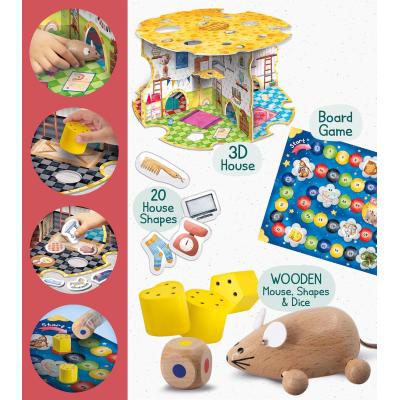 MONTESSORI BABY WOOD THE HOUSE OF THE MOUSE