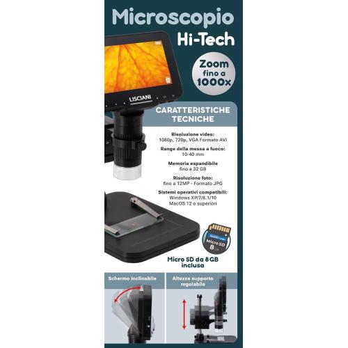 MICROSCOPIO HI TECH EDUCATIVO LISCIANI