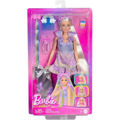 BARBIE CON LUNGHI CAPELLI BIONDI ED EXTENSION