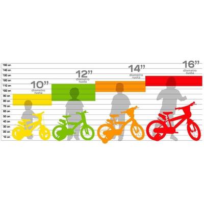 BICI 16 MOUNTAIN BIKE RAPTOR GIALLA