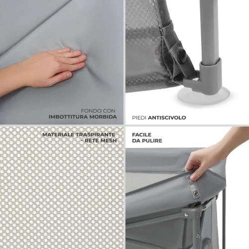 KINDERKRAFT BOX PER BAMBINI ZIKI 126X126X70 CM