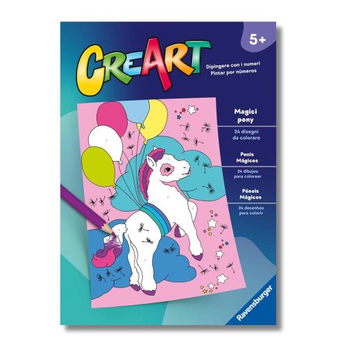 CREART ALBUM DA COLORARE 5+ - MAGICI PONY