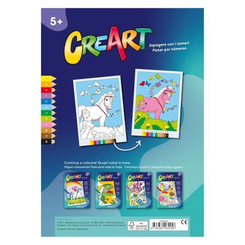 CREART ALBUM DA COLORARE 5+ - MAGICI PONY