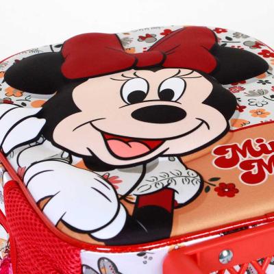 ZAINETTO 3D CON RUOTE PICCOLO MINNI MOUSE FLOWERED