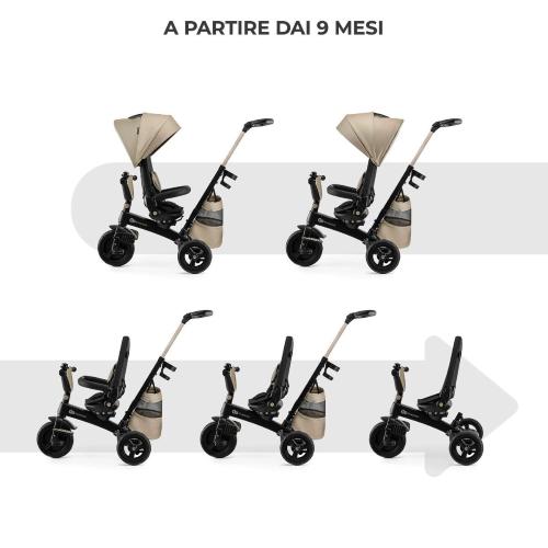 TRICICLO Kinderkraft  EASYTWIST BEIGE
