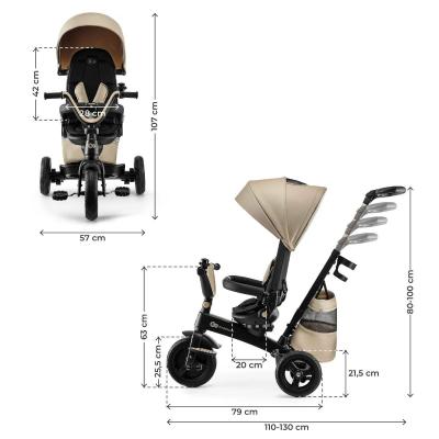 TRICICLO Kinderkraft  EASYTWIST BEIGE