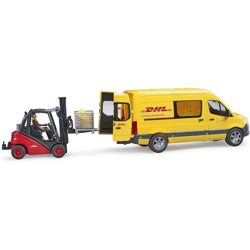BRUDER MB SPRINTER CORRIERE DHL CON PERSONAGGIO