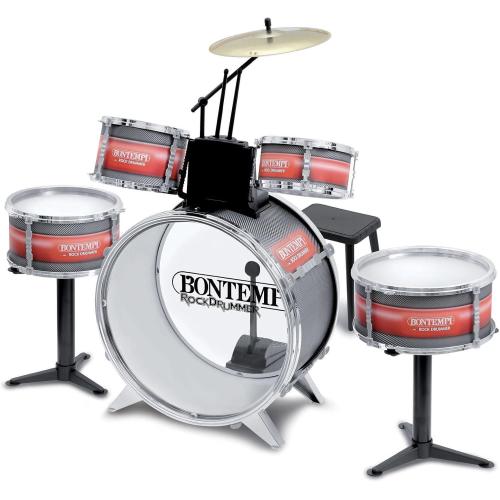 BONTEMPI BATTERIA CLASSICA 6 ELEMENTI SGAB E BACCHETTE