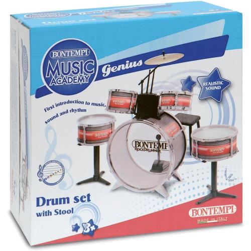 BONTEMPI BATTERIA CLASSICA 6 ELEMENTI SGAB E BACCHETTE