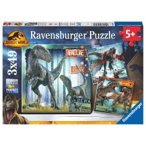 PUZZLE 3X49  JURASSIC WORLD