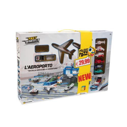 PREZZO PAZZO - FAST WHEELS PLAYSET AEROPORTO
