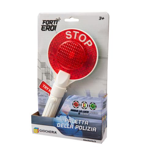 FORTI EROI - PALETTA POLIZIA CON LUCI TRY ME