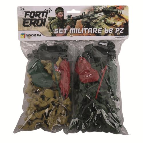 FORTI EROI - BUSTA MILITARI 68 PEZZI