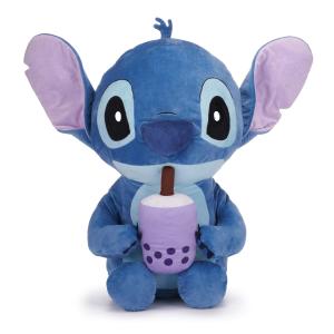 STITCH PELUCHE CON BUBBLE TEA 90CM