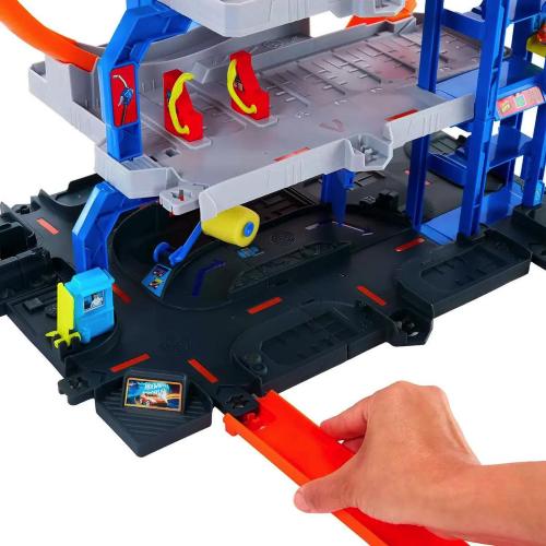 HOT WHEELS CITY GARAGE MEGA LOOP JBM74 CANVASS