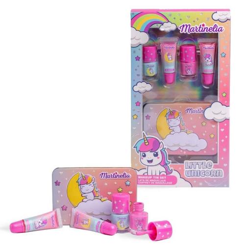 MARTINELIA LITTLE UNICORN MAKEUP TIN SET