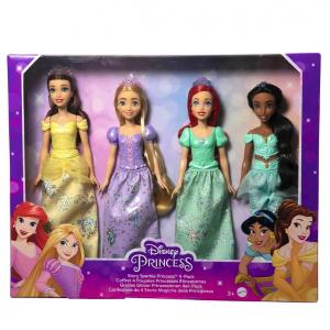 DISNEY PRINCESS 4 PRINCIPESSE IN BOX