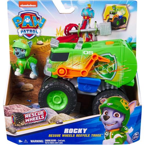 PAW PATROL VEICOLO TEMATIZZATO RESCUE WHEELS ROCKY