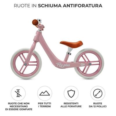 KINDERKRAFT BALANCE BIKE FLY PLUS BABY PINK