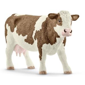 SCHLEICH MUCCA PEZZATA ROSSA   