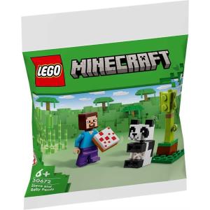 LEGO BUSTINA STEVE E BABY PANDA    