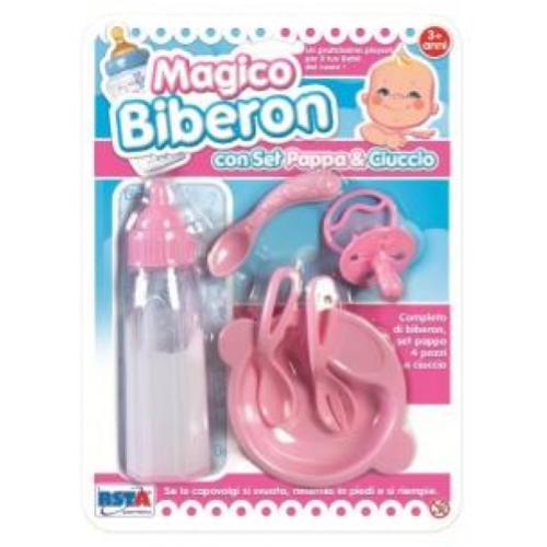 SET 4 PEZZI BIBERON E ACCESSORI