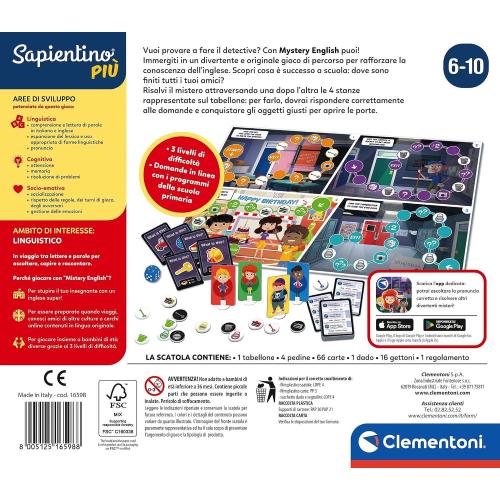 SAPIENTINO MISTERY ENGLISH