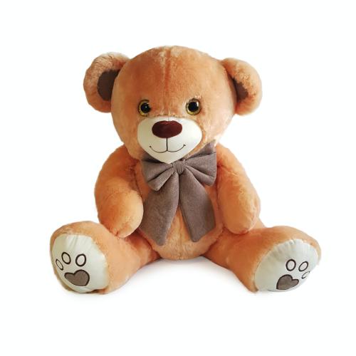 GIO' PLUSH - PETRA ORSO IVONE CM.80 2 COLORI IMPRONTE E OCCHI GLITTERATI
