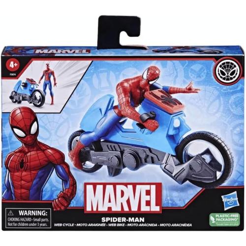 SPIDER-MAN PERSONAGGIO CON MOTOCICLETTA