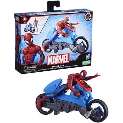 SPIDER-MAN PERSONAGGIO CON MOTOCICLETTA